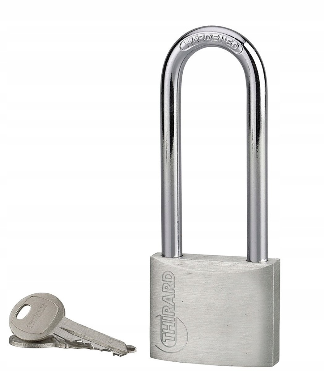 Thirard Hangslot Aluminium 40 mm, Halfhoge Beugel