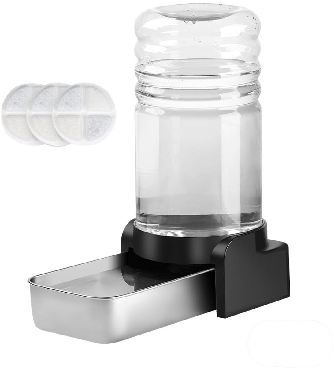 Famanu – Waterdispenser voor honden en katten van 5.7L, automatische drinkfontein met drinkbak en 3 filters, voor middelgrote en grote huisdieren