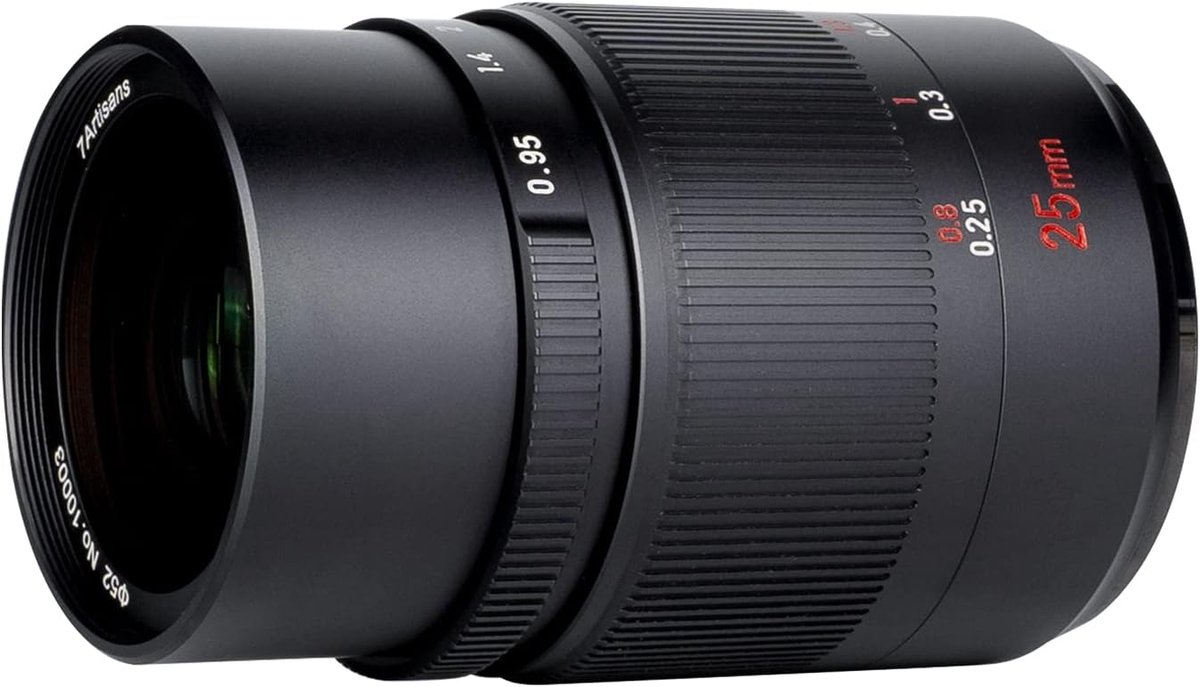 Prime lens 25mm F0.95 - handmatige lens - groot diafragma - perfect voor Leica L-Mount camera's - ShopVlot