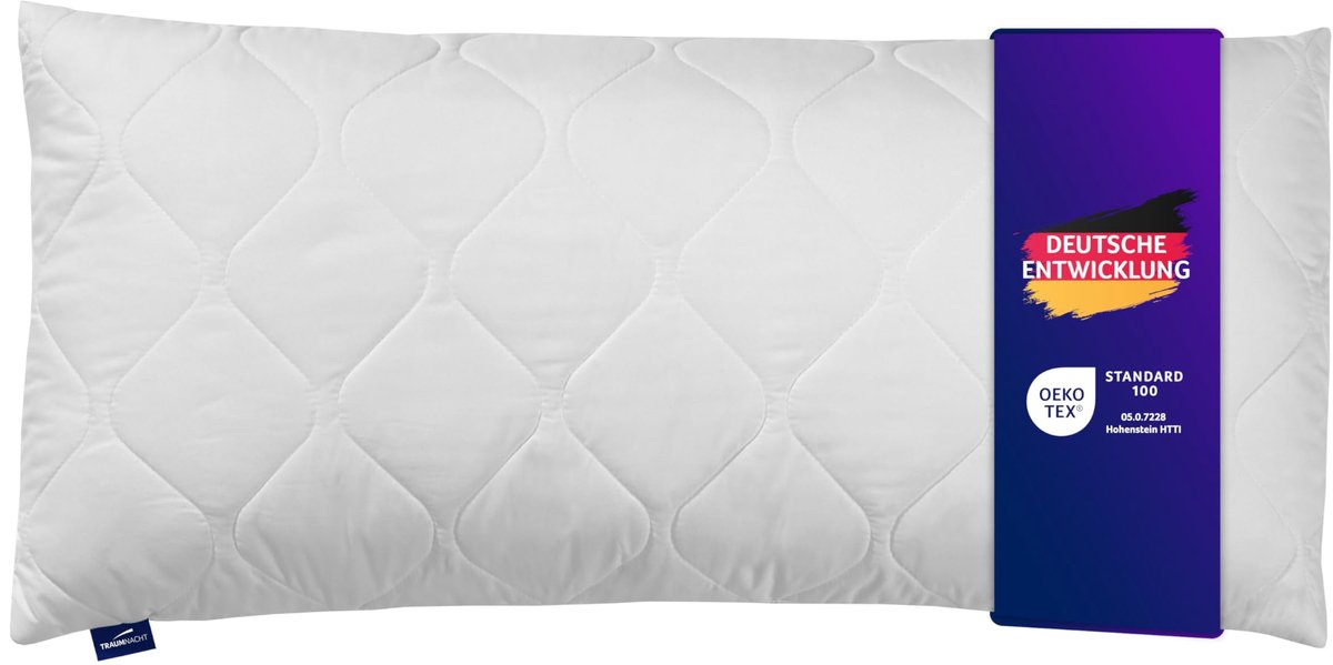 Hoofdkussen 40 x 80 cm - Aloe Vera - Ademend en Zacht - Perfect voor een goede nachtrust - ShopVlot
