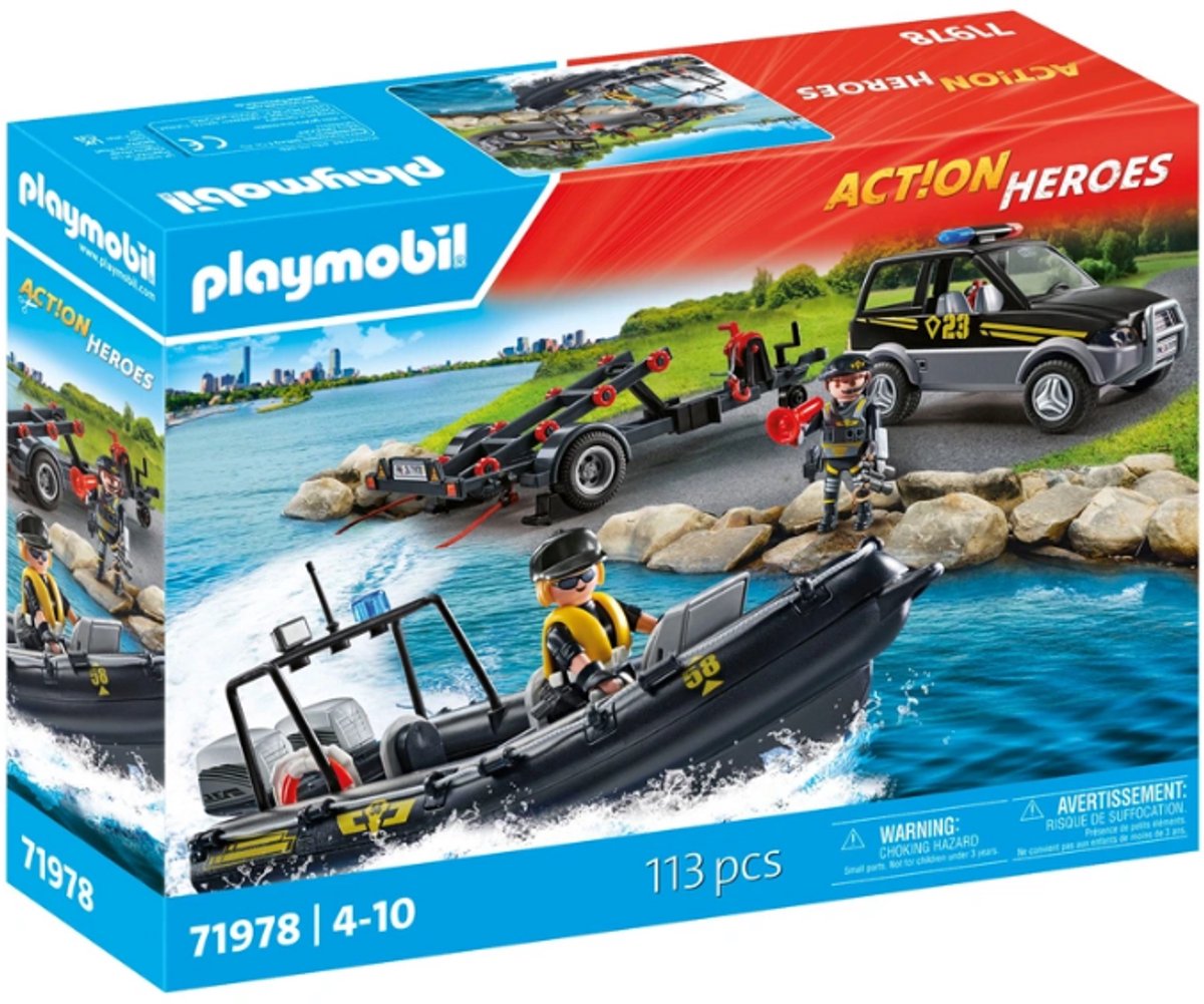 PLAYMOBIL Action Heroes Special Task Force Inzet met Onderwatermotor