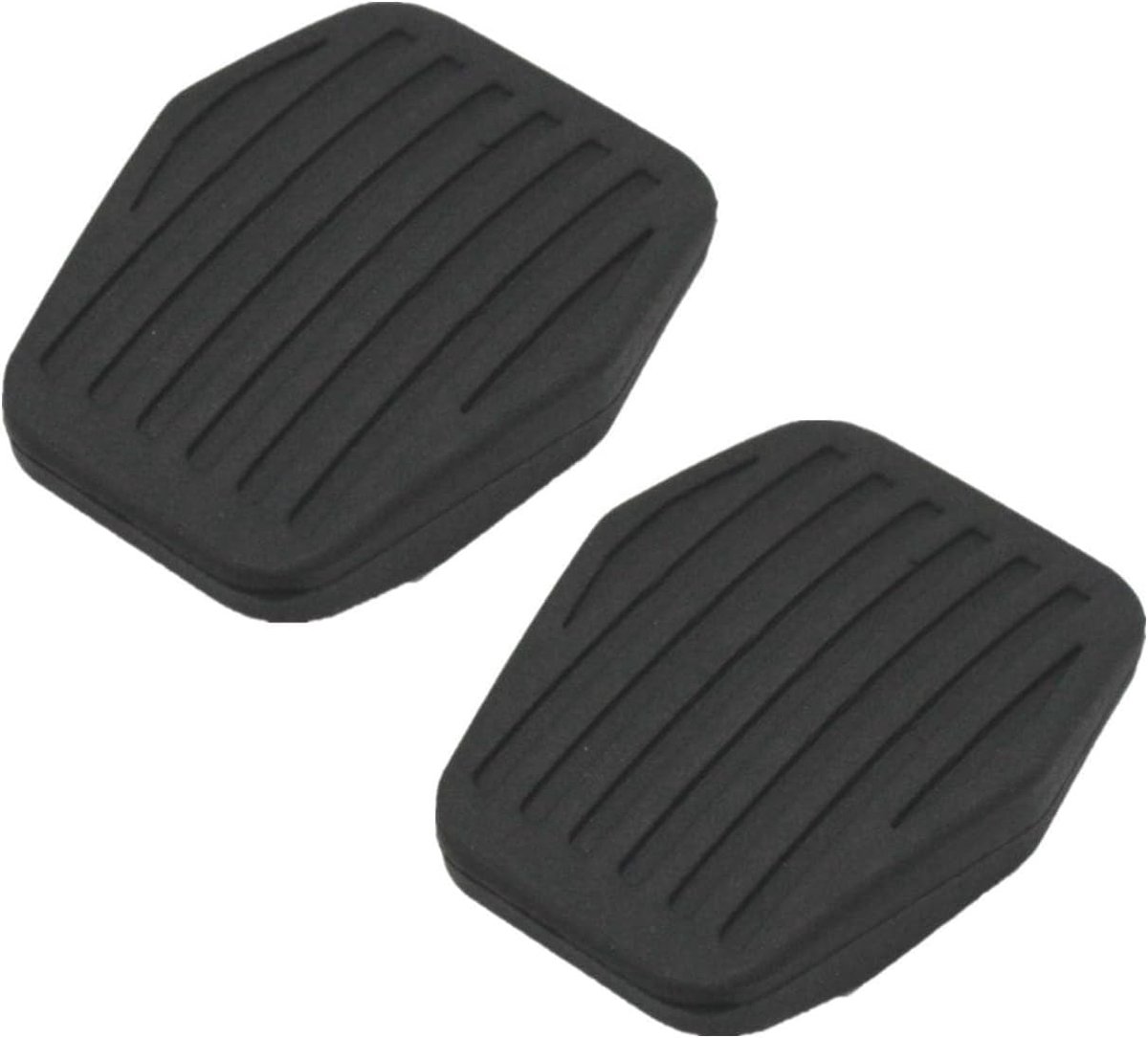 rubberen pedaalpad voor MK2 CMAX Kuga - mesh materiaal - zwart - verbeterde grip - ShopVlot
