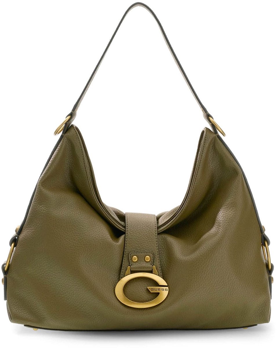 GUESS schoudertas Camden Shoulder Bag Olive olijfgroen