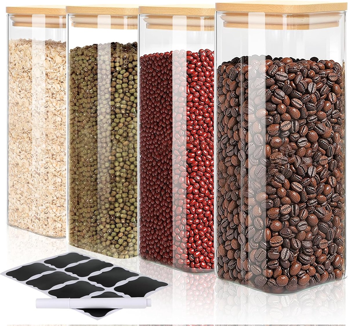 FoiiLiio Glass storage containers 1000 ml - ShopVlot
