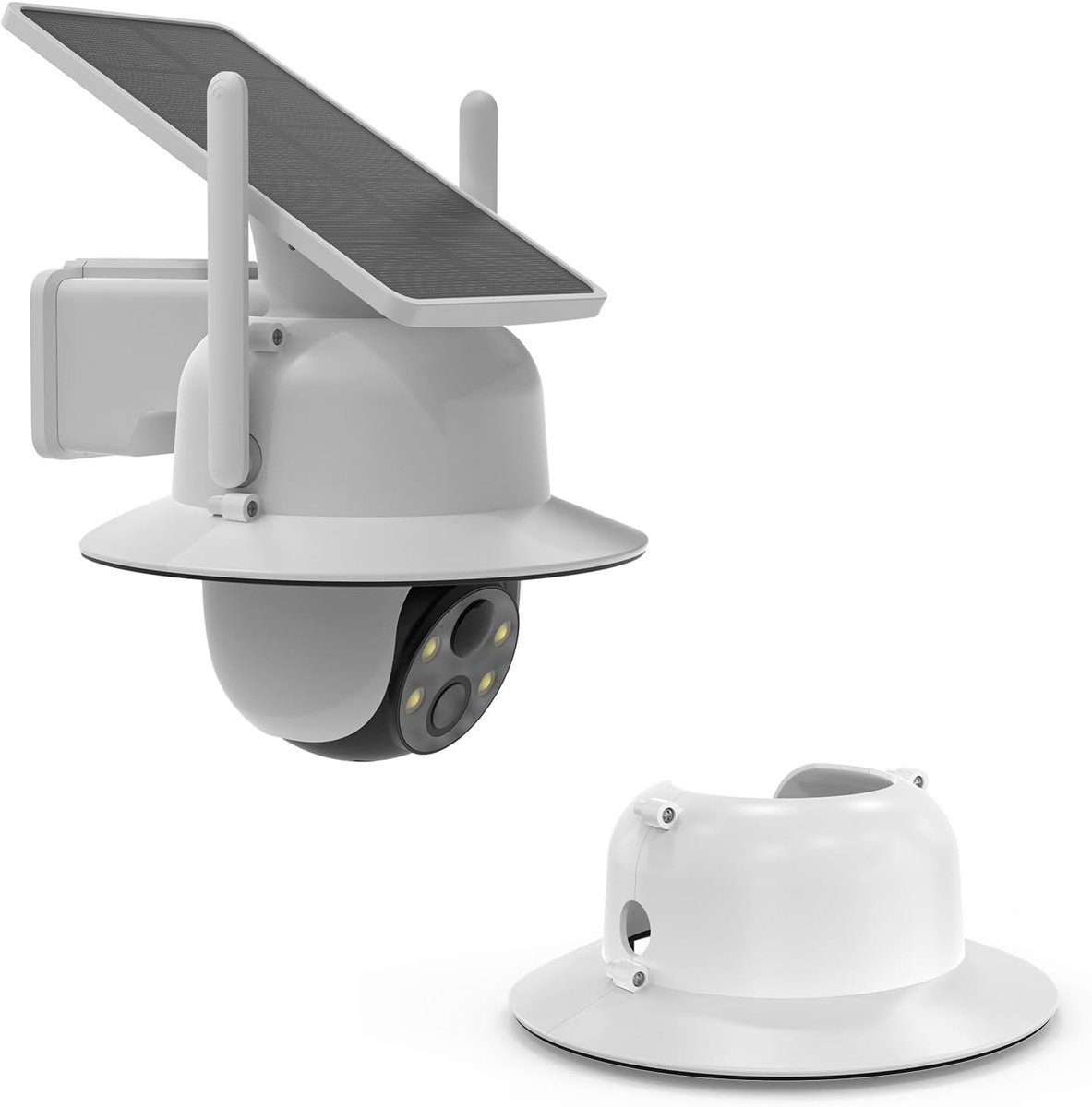 HOLACA Sun Rain Shade Camera Cover Compatible with AOSU 2K Outdoor Surveillance Camera, Battery, Solar - ShopVlot