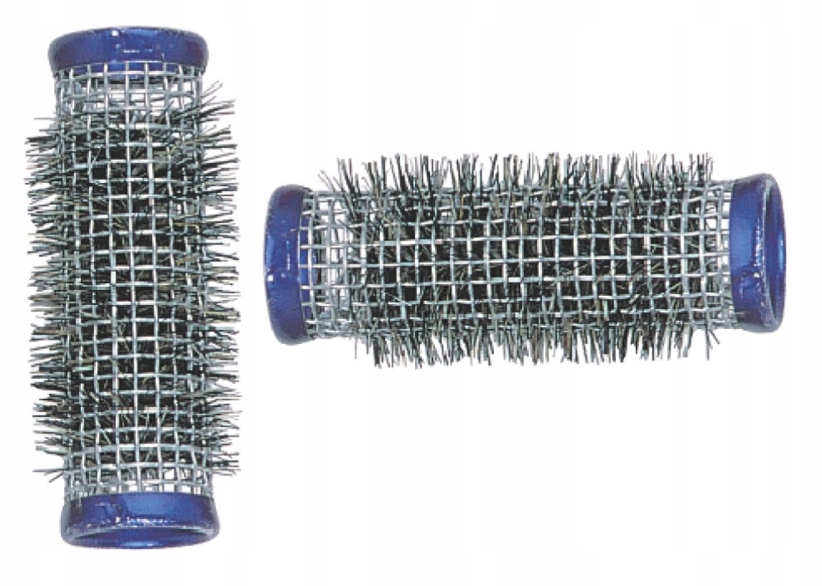 Gorgol Metalen Haarrollers met Zwijnenhaar Borstel - 21 mm