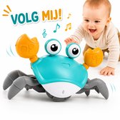 Joyage Krab Fijne Motoriek Speelgoed - Leren kruipen - Sensorisch speelgoed baby 0 jaar - Baby Speelgoed 6 maanden 1 jaar meisjes Montessori speelgoed - Meisjes speelgoed 2 jaar jongens Kinderspeelgoed 3 jaar Peuter speelgoed educatief speelgoed