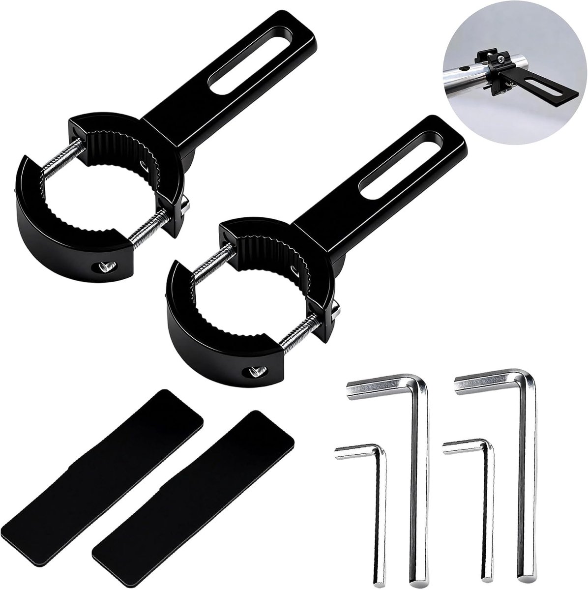 2 koplamphouders, 22 mm - 38 mm, geschikt voor de meeste motorfietsen - ShopVlot