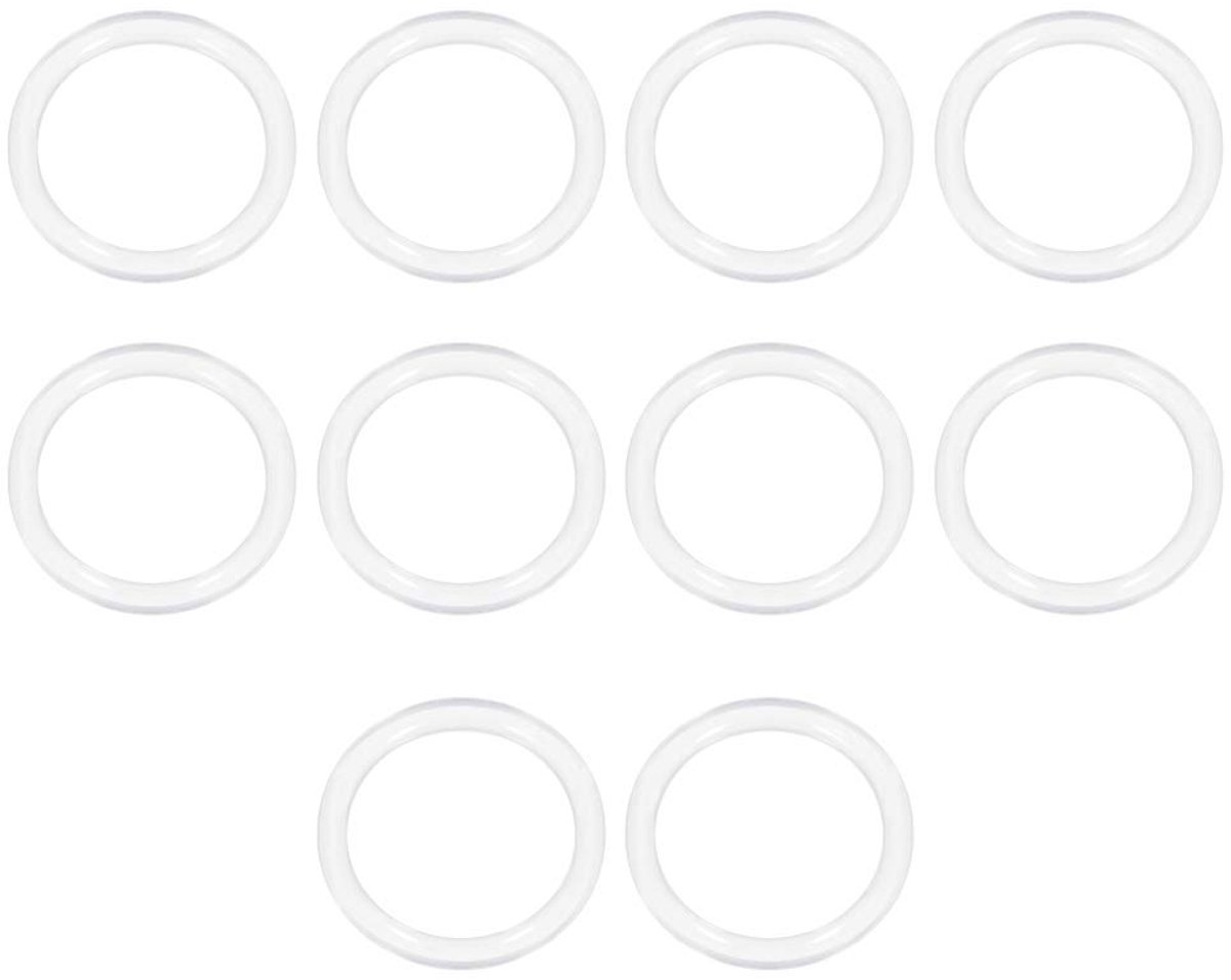 sourcing map 10pcs silicone O-rings 4mm inner diameter 10mm OD 3mm width 25mmx31mmx3mm - ShopVlot