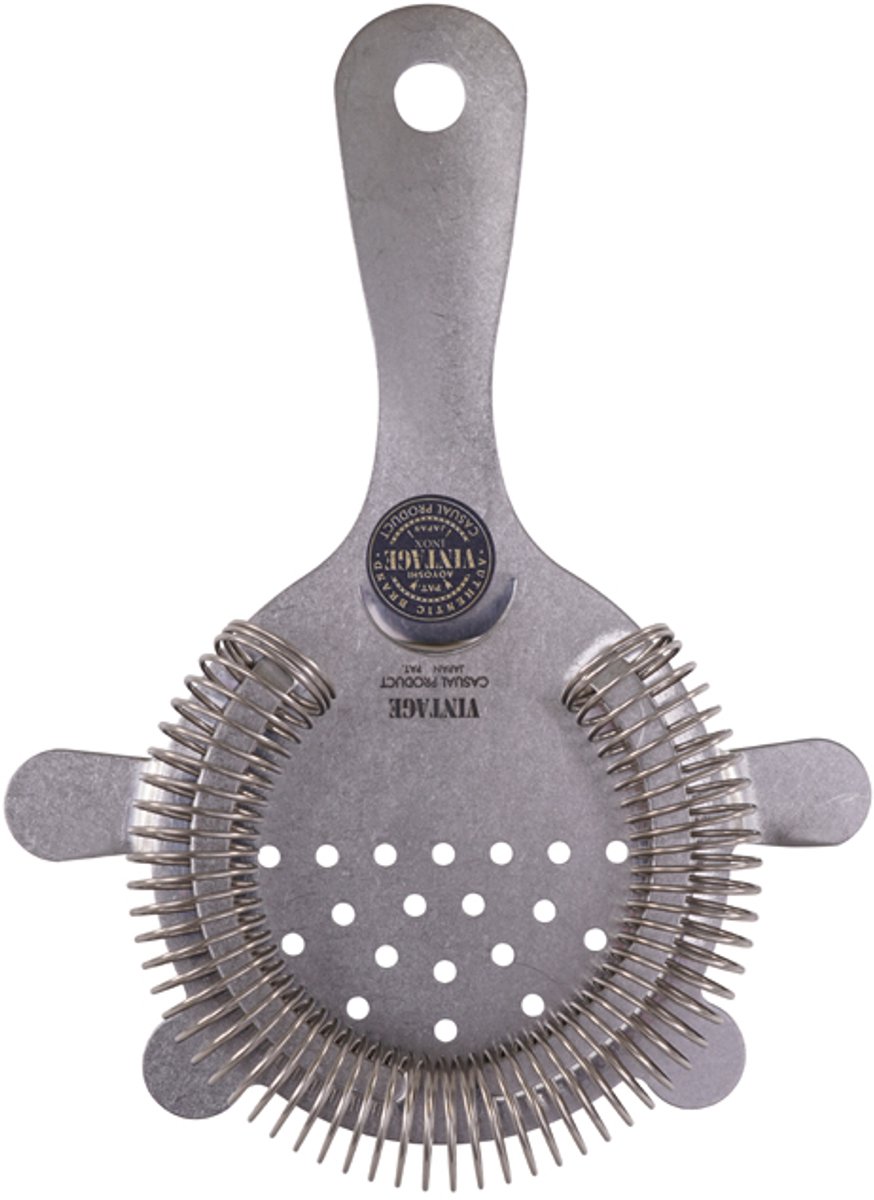 Tokyo Design Studio - CP Vintage Cocktail Strainer - RVS - Zilver - 029516