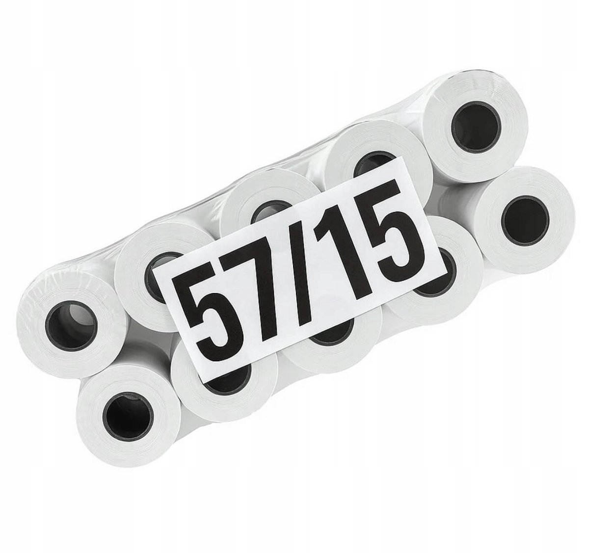 Thermische Rol 57x15mm voor Kassasystemen & Terminals - 10 Stuks
