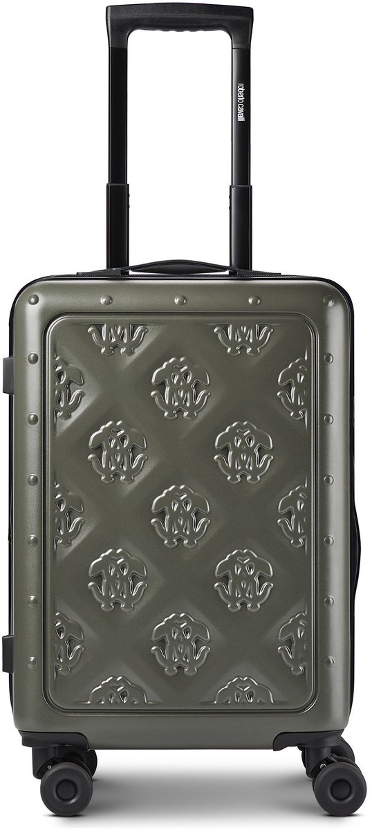 Roberto Cavalli Florence 4 wielen Cabinewagen 55 cm - Harde bagage - TSA slot - olive