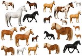 Paarden Stickers | 23 Stuks Waterbestendig Vinyl | Kliko, Laptop & Slaapkamer