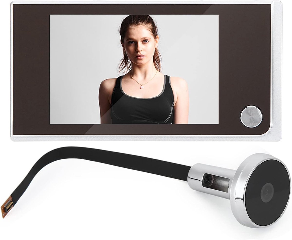 Videodeurbel - Zwart - 3,5 inch - Digitale LCD Beveiligingscamera - Voor Thuisgebruik