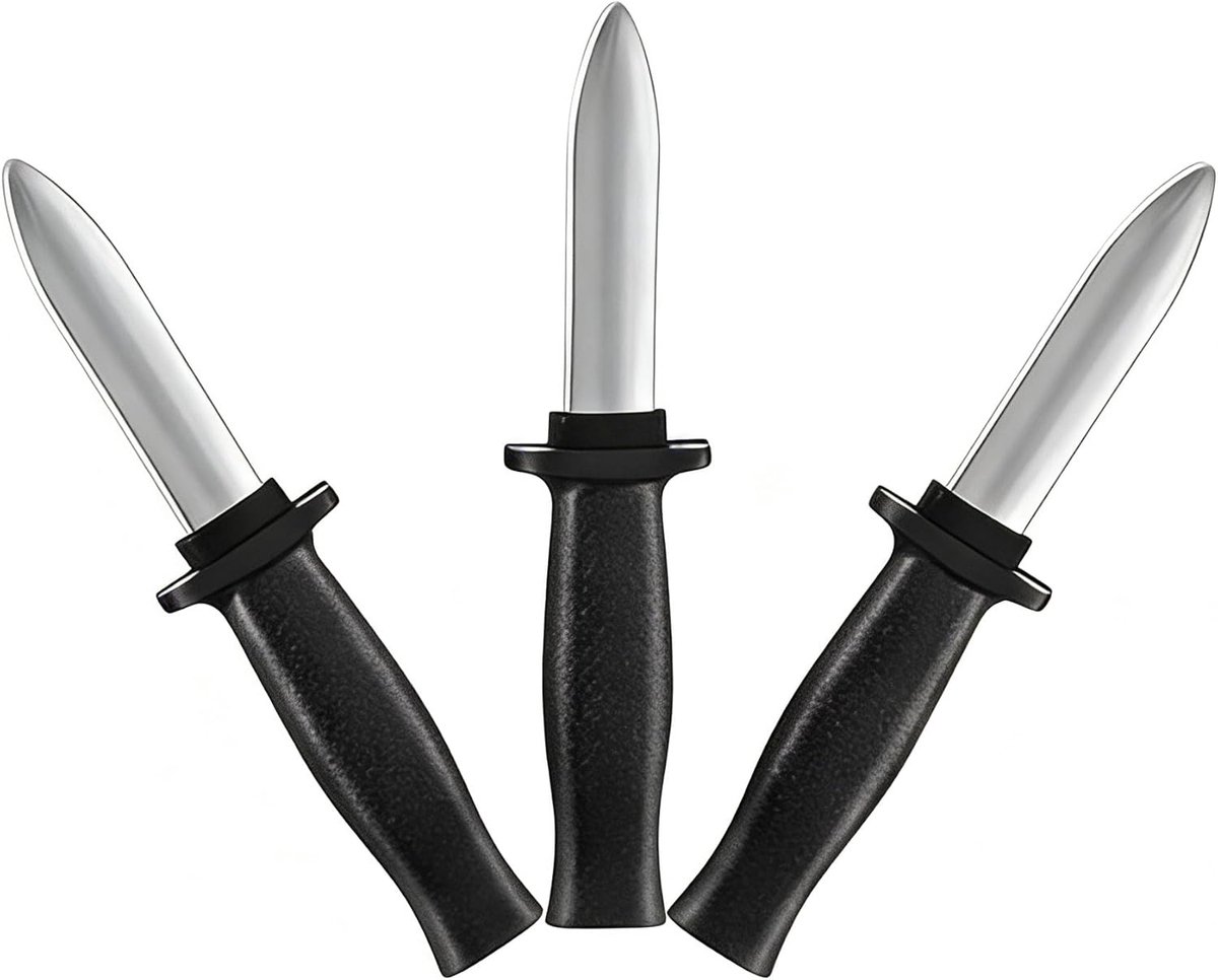 Retractable Blade Set van 3 - 18 cm - Plastic nepmes - Voor grappen en magie - ShopVlot