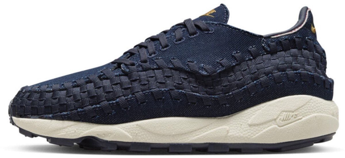 Air Woven Sneaker Woven Design Wo Blauw
