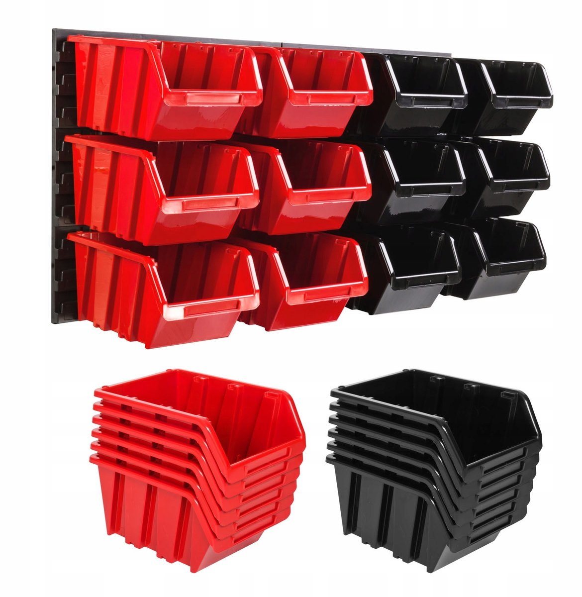 Gereedschapsbord 772 x 390 mm met 12 Bakken - Werkplaats Organizer