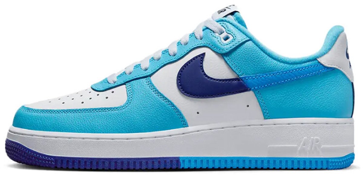 Nike Air Force 1 Low – Split Sneakers Heren Doos Zonder Deksel Blauw