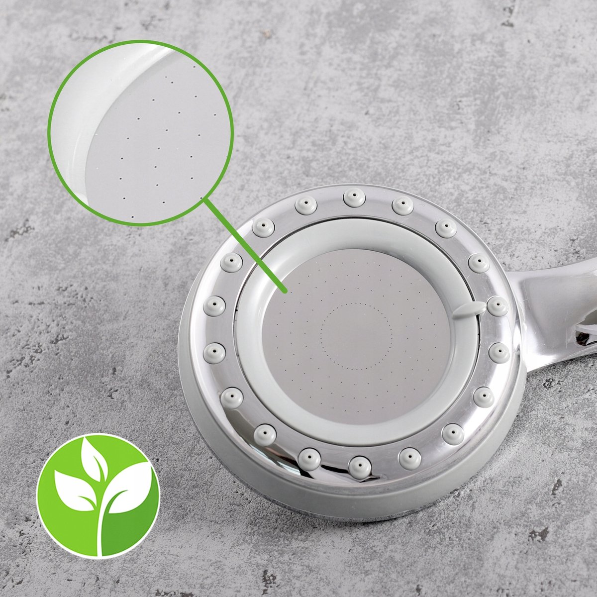 Douchekop Chroom 3 Functies ECO - Universele Aansluiting