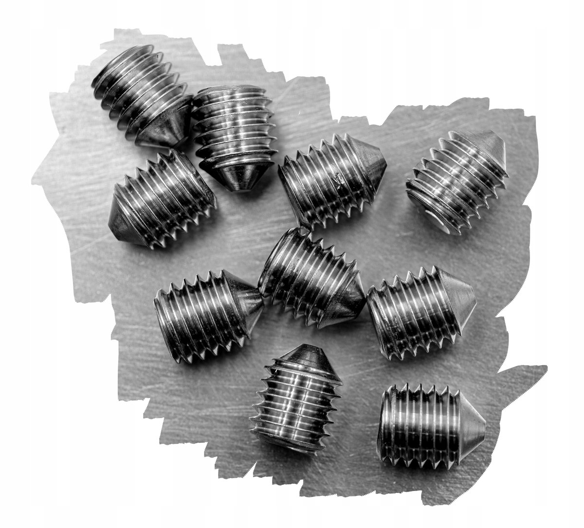 Merkloze Inbus Stelschroef Kegelvormig RVS A2 5x6mm (50 stuks)