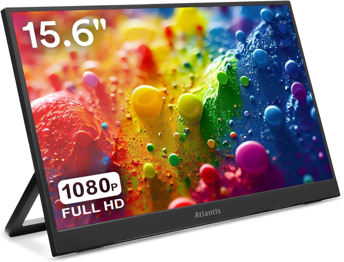 Draagbare Monitor - Zwart - 15,6 inch - Full HD 1920 x 1080 - Voor Laptop en Console