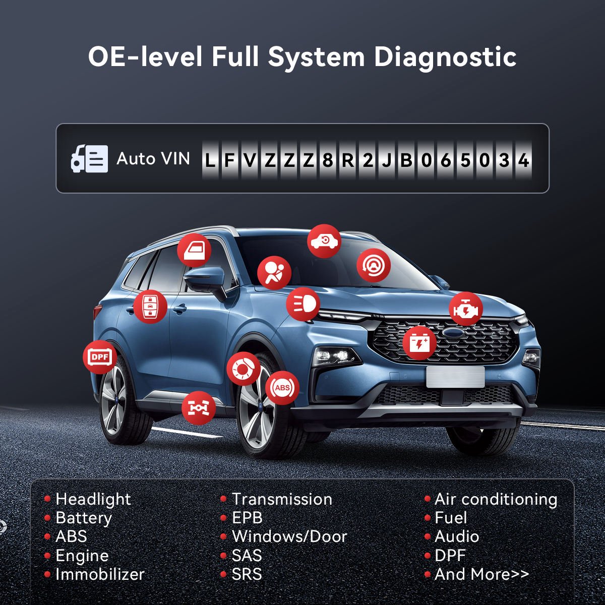 MUCAR DriverScan OBD2 Bluetooth scanner - Android en iOS thumbnail 8