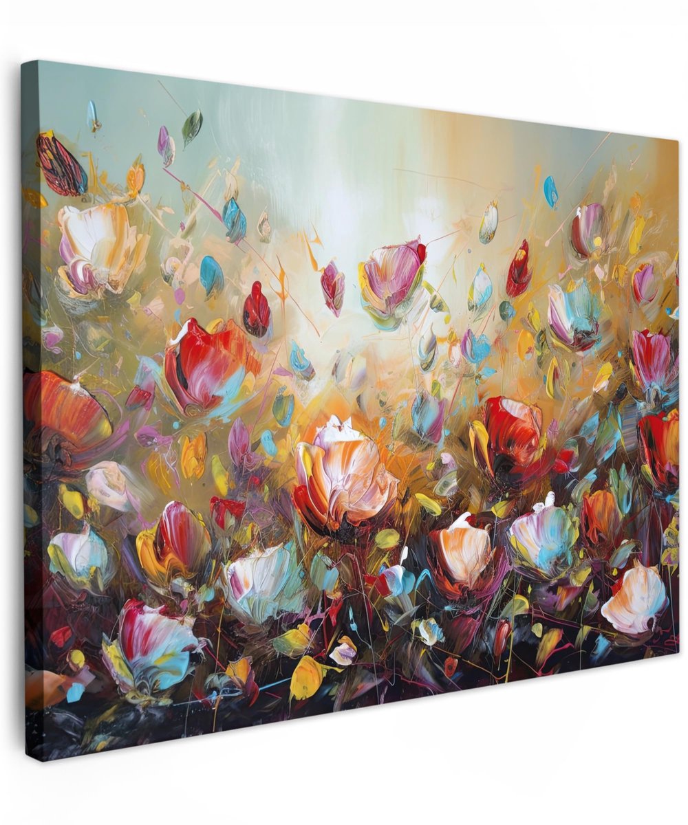 Famanu – Canvas schilderij voor kamerdecoratie, stijlvolle wanddecoratie voor de woonkamer