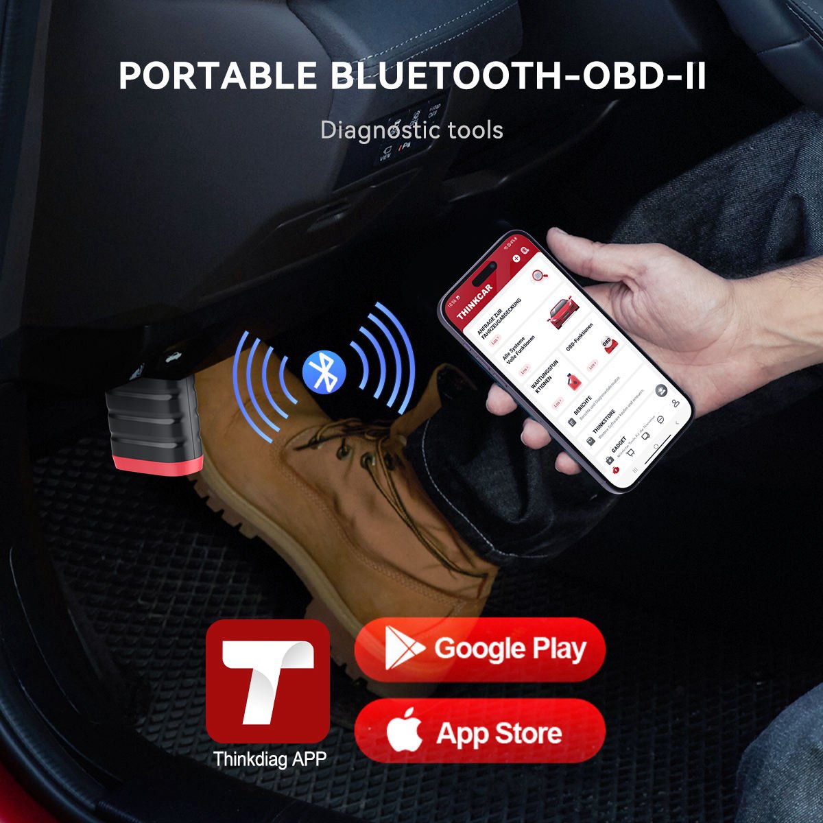 THINKCAR Thinkdiag MINI – Bluetooth OBD2 Scanner | Volledige Systeemdiagnose & Gratis Updates voor Altijd thumbnail 4