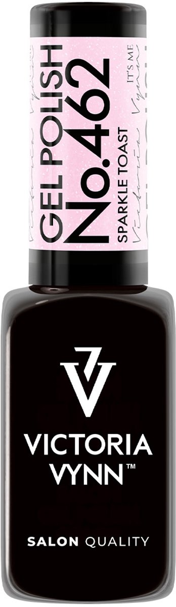 Victoria Vynn – Salon Gelpolish 462 Sparkle Toast - bruidsnagels - glitter roze - pink gel polish - gellak - nagels - nagelverzorging - nagelstyliste - uv / led - nagelstylist - callance