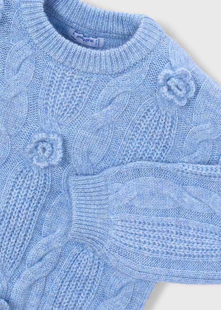 MAYORAL - Meisjes sweater - Maat 98 - Meisjes - 66 Sky Mix -