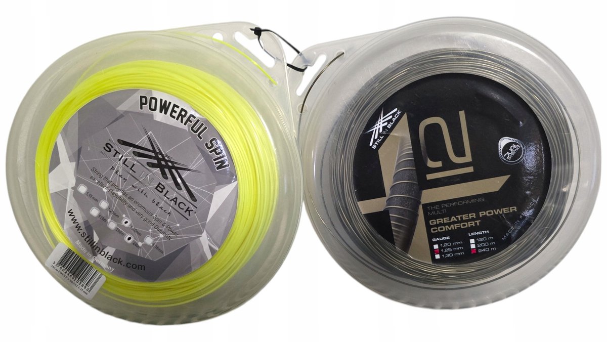 Tennissnaar Set 2x 240m - 1.25mm & 1.30mm Polyester