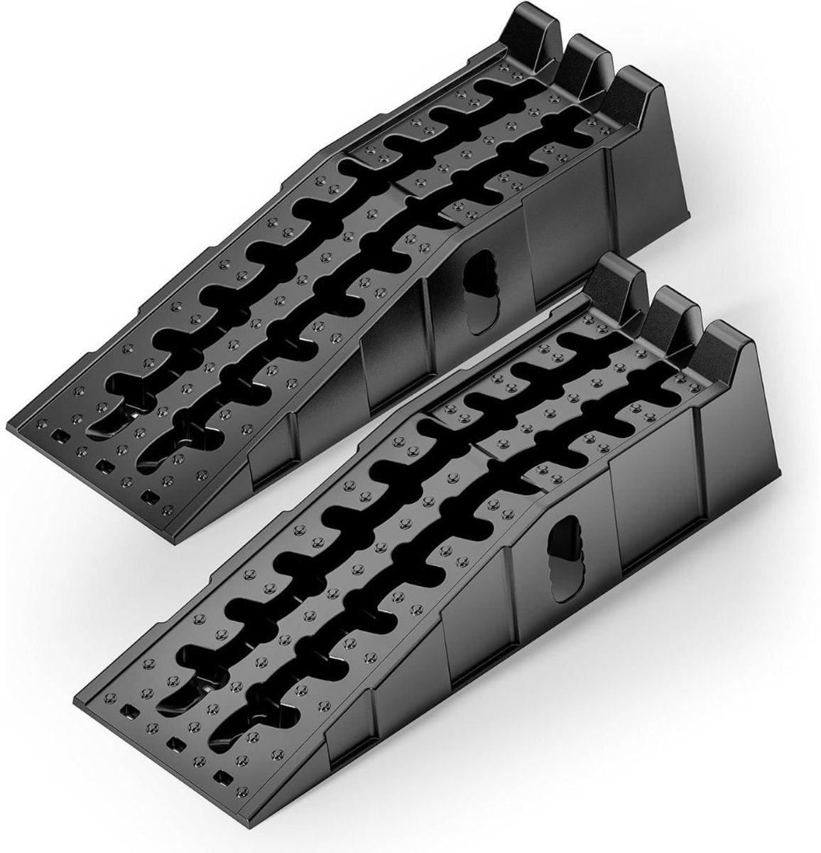 NIVA® Oprijplaat - Oprijplaten - Oprijbok - Zwart - 91 cm x 30 cm x 22 cm