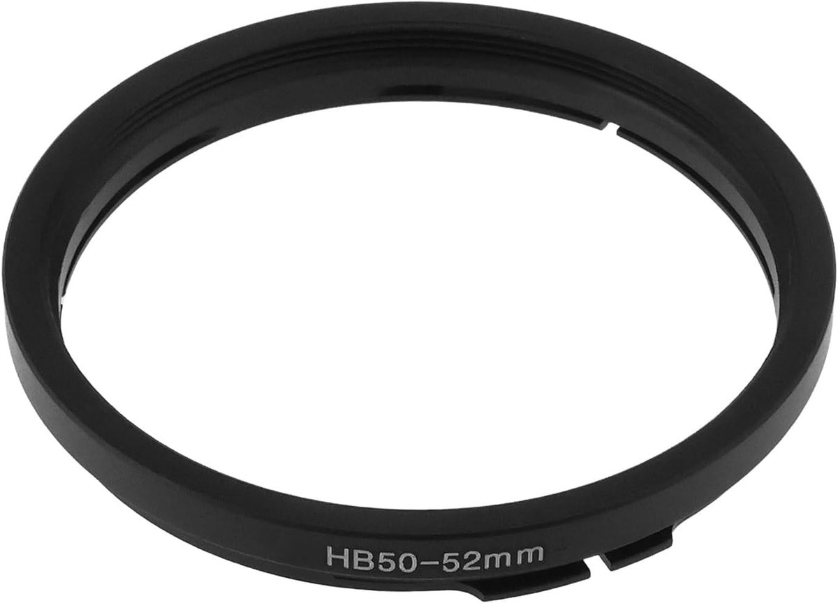 Camera Filter Adapter Ring HB50-52mm Bayonet 50 to 52mm Step Up Ring Compatible with Hasselblad Lenses - ShopVlot