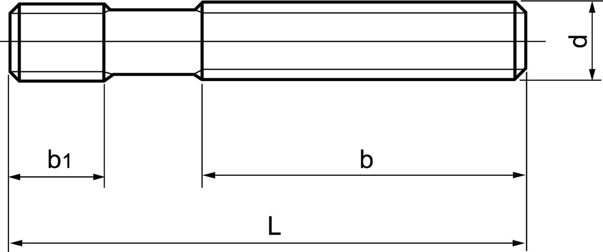AMF Breekpen DIN 6379 M16 x 125 mm - 81422