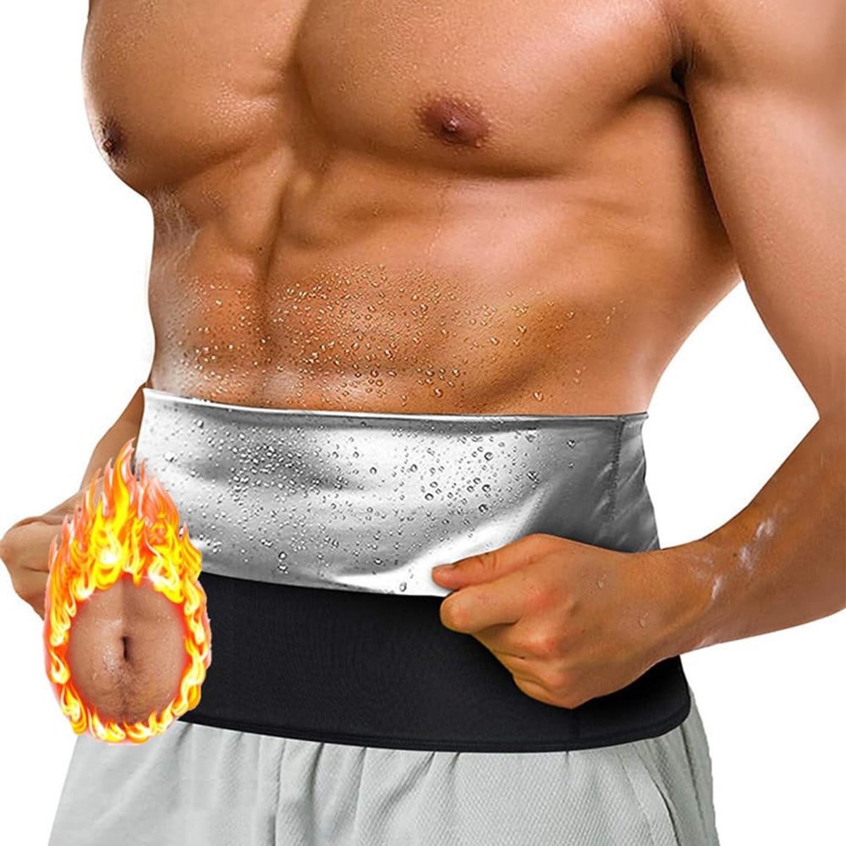 Solidchoice - Neopreen Buikband voor Gewichtsverlies en Fitness