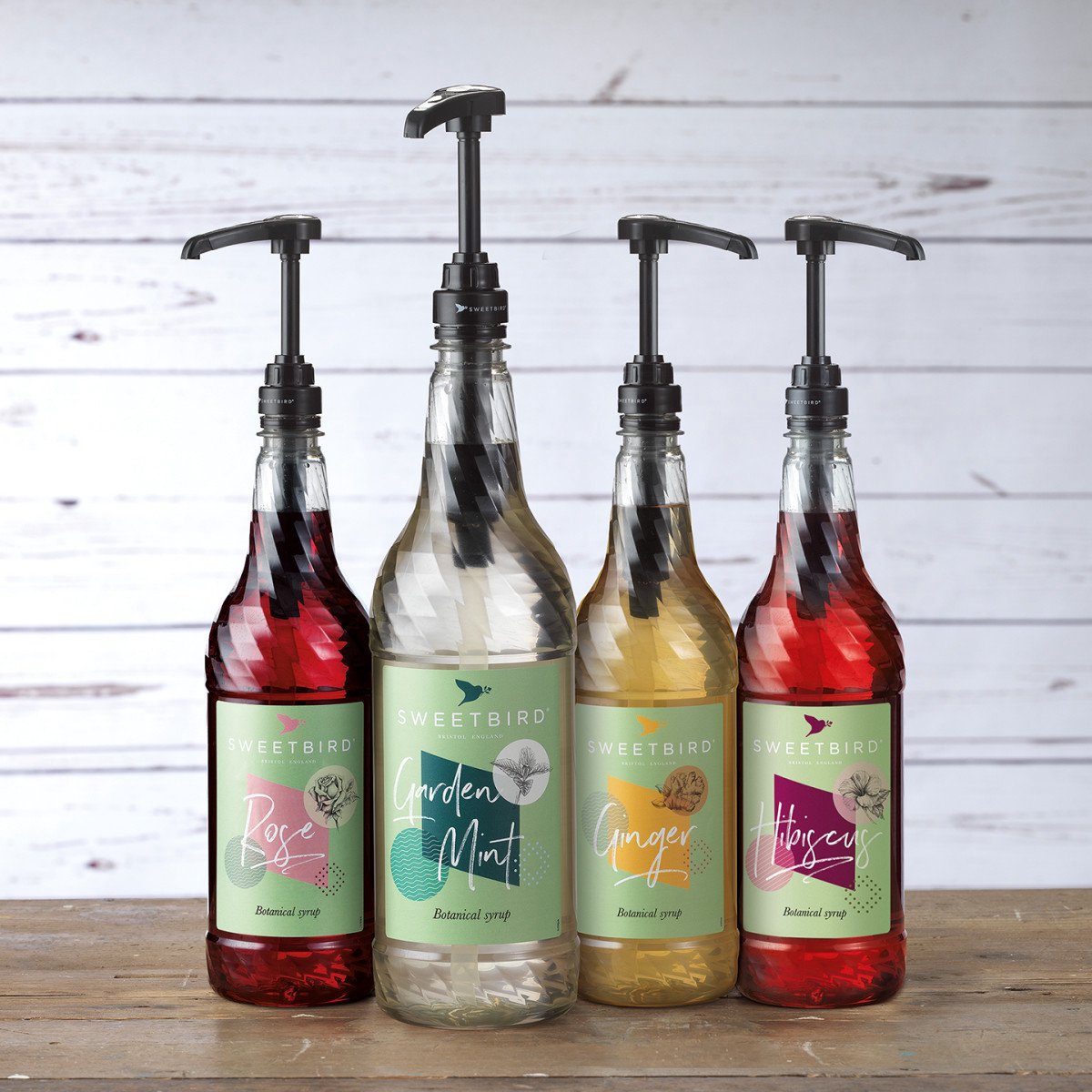 Pomp voor Sweetbird siropen
