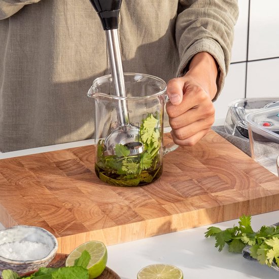 Bosch MS6CM61V2 Staafmixer 1000 W RVS, Zwart van Bosch — afbeelding 4