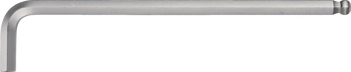 Zeskant Haaksleutel SW 3mm lang, Kogelkop 126x20mm TECWERK
