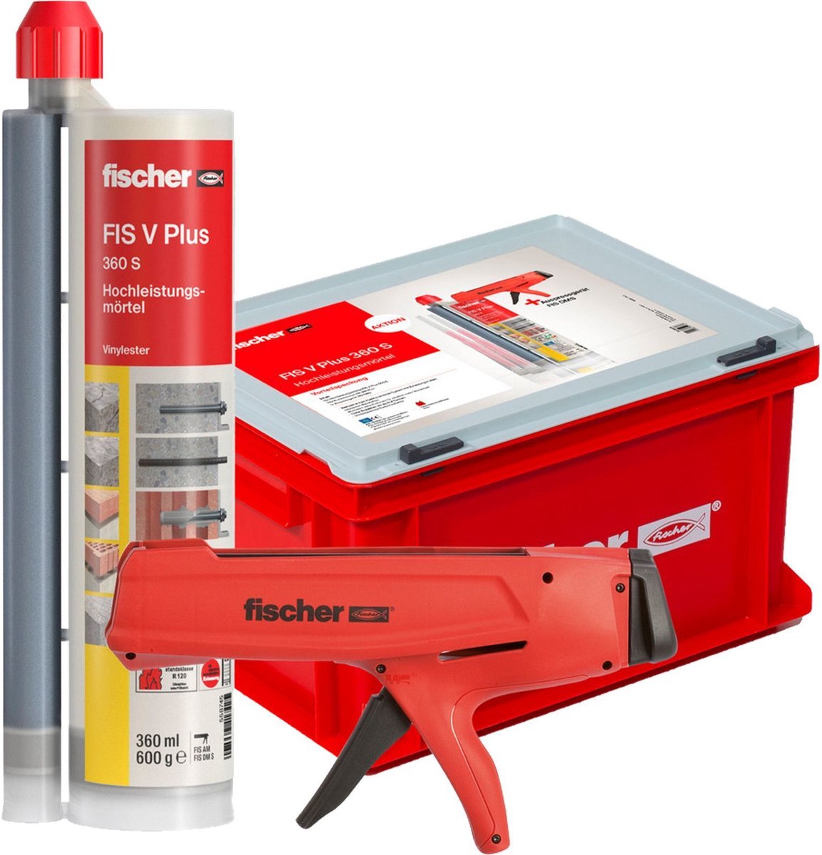 Fischer 12x Hoogwaardige mortel FIS V Plus 360 S / DMS HWK G - 560029