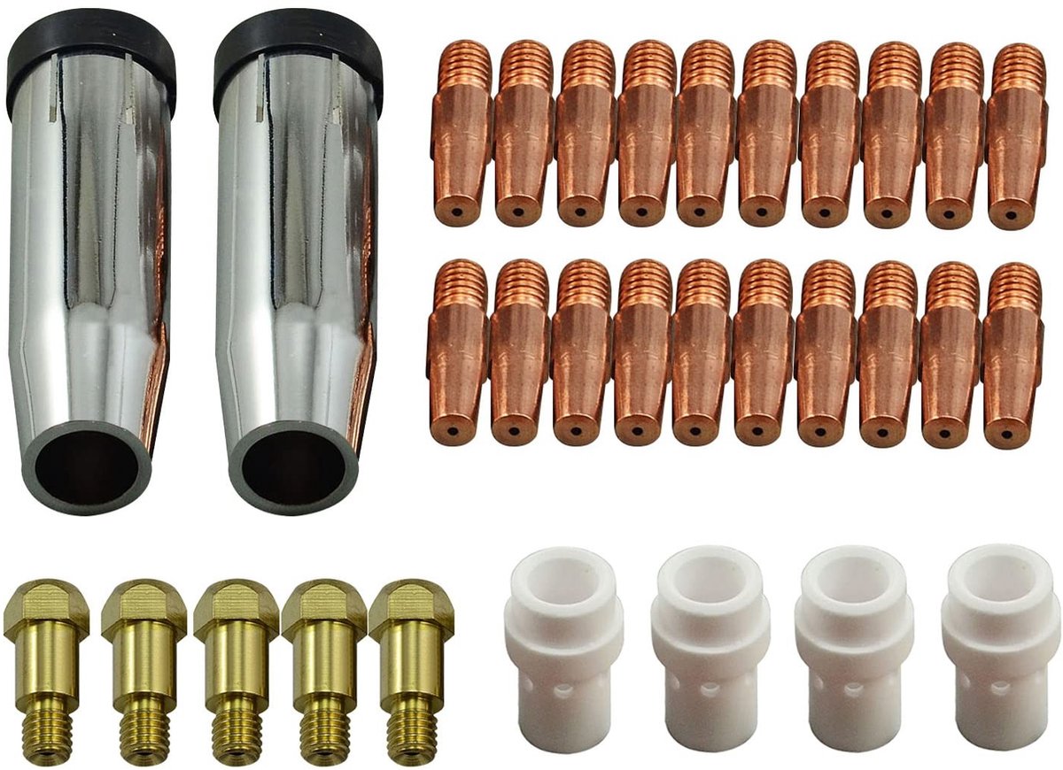 Solidchoice - 31-delige MIG MAG Lasapparaat Accessoires Set