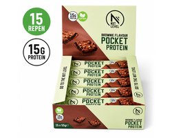 NXT Level® High Proteïne Repen - Protein bar - Brownie - Vegan - Low Calorie & Low Sugar - 15 eiwitrepen