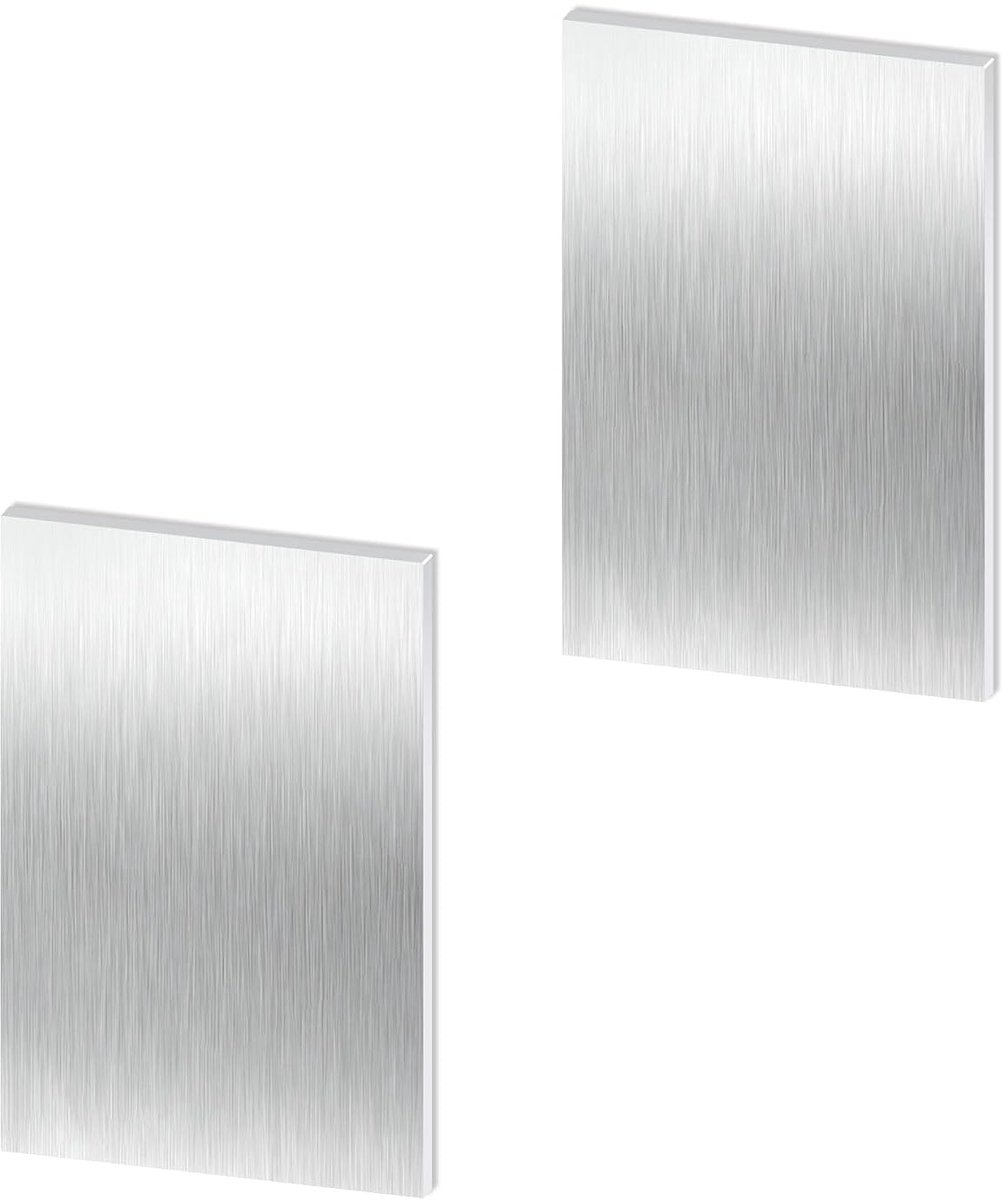 304 roestvrijstalen plaat, 1,5 mm dik, 100 x 150 mm, aan beide zijden geborsteld, voor keuken-doe-het-zelf, modelbouw - ShopVlot