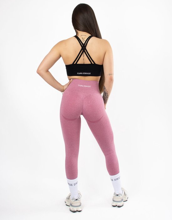 Modesty High-Waist Legging - CAPO FINALE - Leggings - L - Kleur Groen - Sportkleding - Activewear - Gymkleding - Fitnesskleding - Sportoutfit - Fitness - Hardlopen - Crossfit - Yoga - Pilates - Krachttraining — afbeelding 5