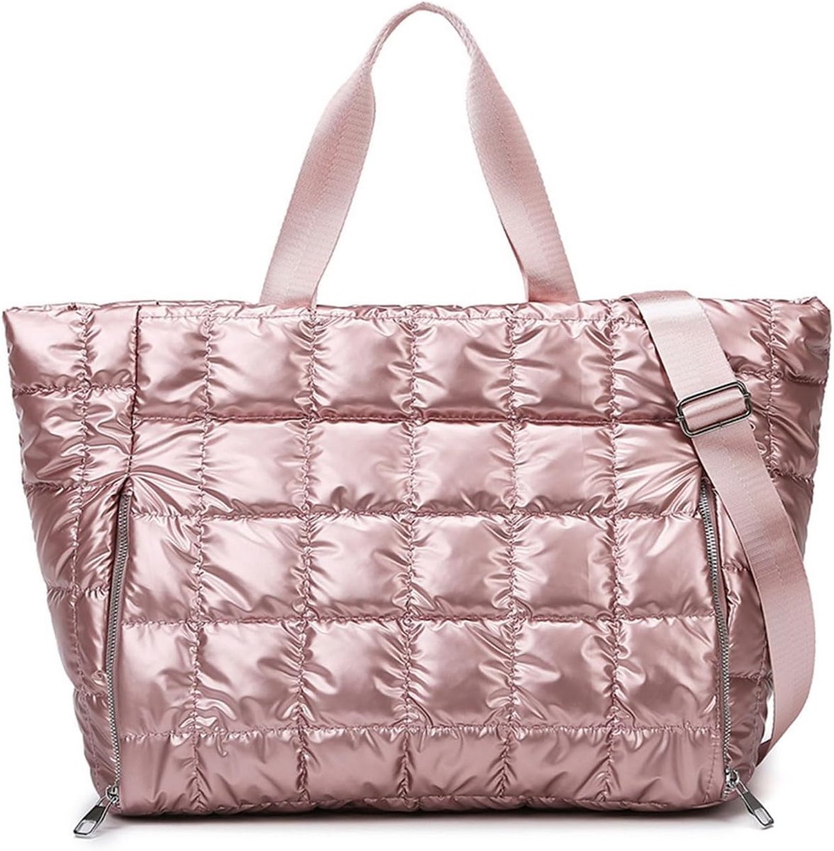 Balakaka Women's Padded Bag, 35L, 3-in-1 Gym Bag with Wet and Dry Bag, Large Capacity, Waterproof, Quilted Large with - ShopVlot