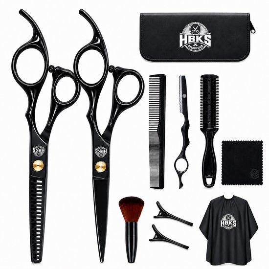 HBKS 12-Delige Professionele Kappersschaar Set