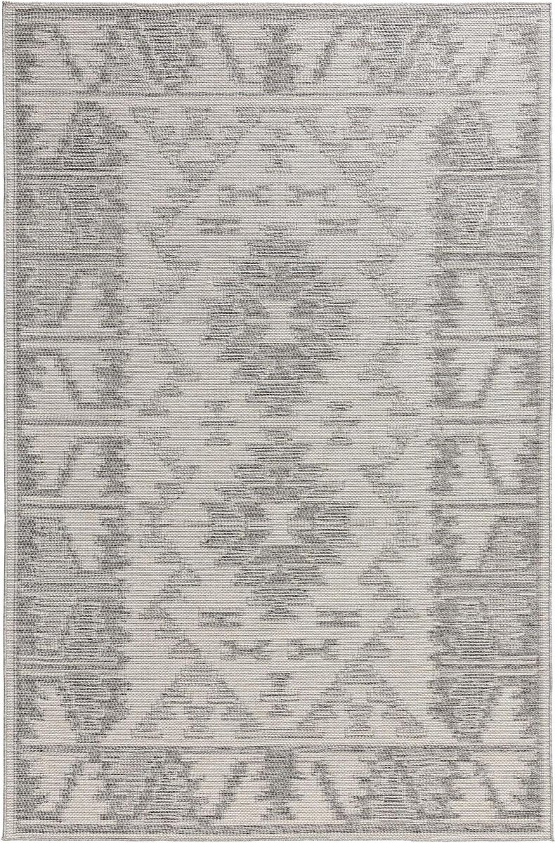 Vloerkleed - Buitenkleed - Woonkamer Inrichten - Weerbestendig Materiaal - 300x400 cm - Grijs