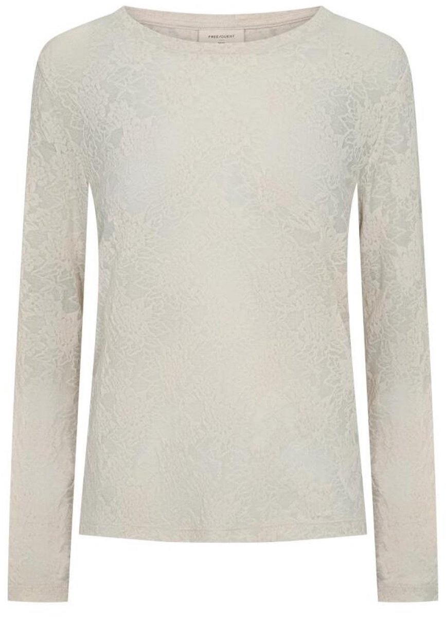 Freequent T-shirt Fqesvia Blouse 211676 Moonbeam Dames Maat - XXL
