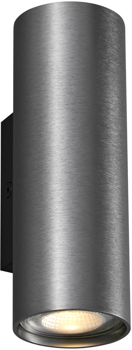Taboo wandlamp up/down van Fantasia in zwart staal, 2 lichtpunten met GU10-fitting (excl.), dimbaar, IP20, Deco-collectie