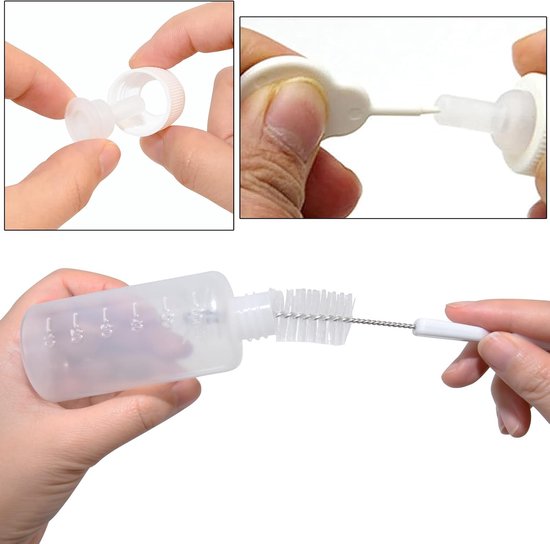 22-delige voedingsset voor kittens: een set voor het voeden van kittens die nog niet zelfstandig eten, inclusief spuitjes en zuigflesjes; geschikt voor pasgeboren kittens, puppy's, eekhoorns, konijnen en andere huisdieren — afbeelding 4