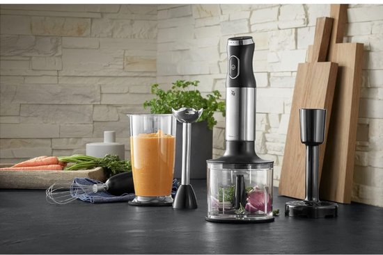 NIVA® Staafmixer Set - Veelzijdige Mixer voor Soepen en Smoothies en Babypap - Roestvrijstalen Staafmixerset - Zwart - 10cm x 10cm x 39cm van Niva — afbeelding 2
